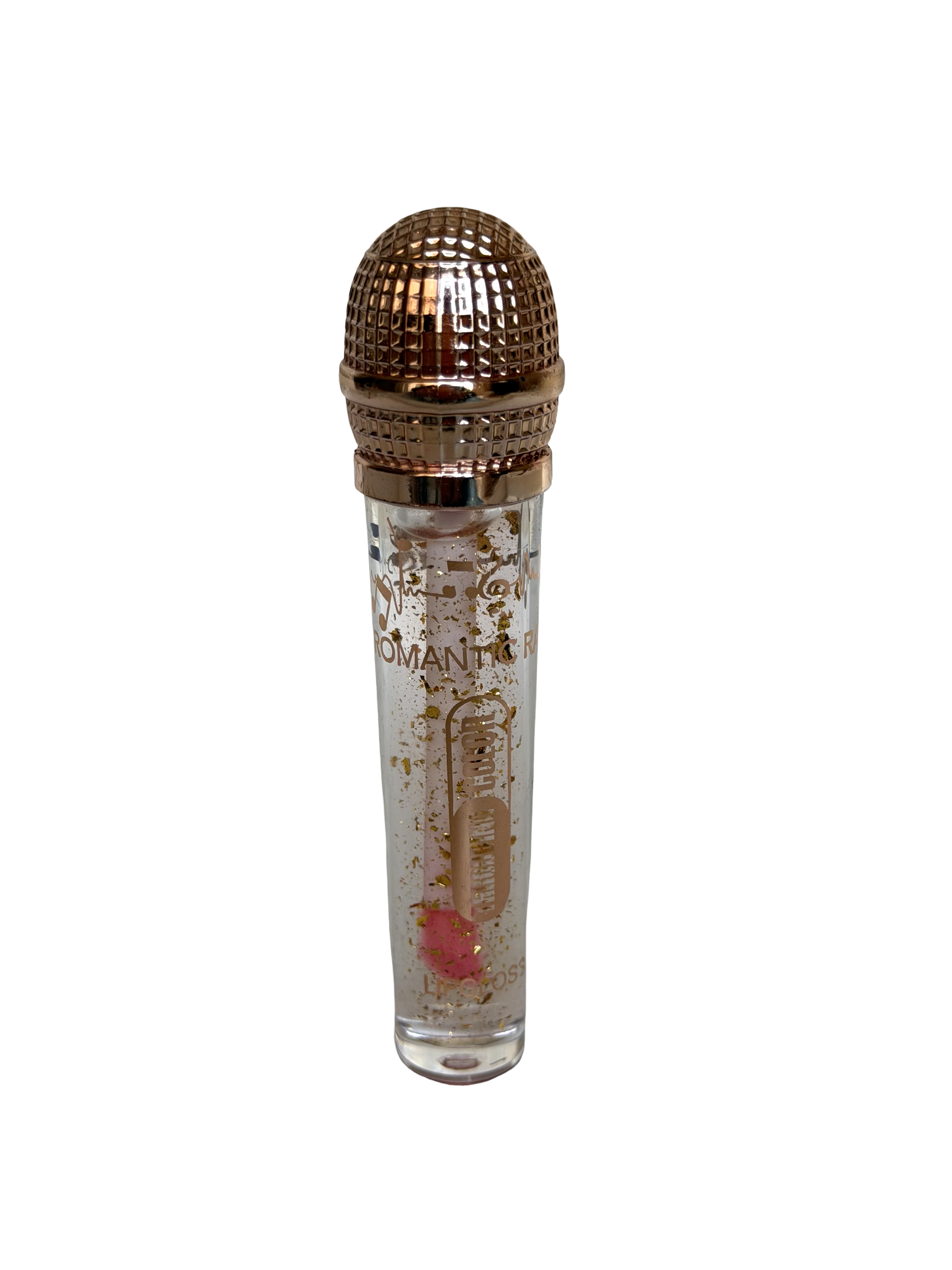 Romantic Beauty 24K Gold Flake Lip Gloss – Hydrating • Glossy • Color-Adaptive